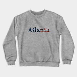 Atlanta American Flag Crewneck Sweatshirt